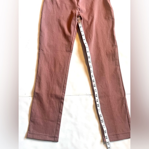 A New Day Women's Pink Side Zip Skinny Pants Stretchy Size 2 - Picture 9 of 15
